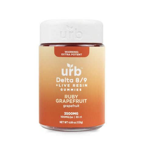 Urb D8/D9 Gummies 3500mg 35ct/Jar