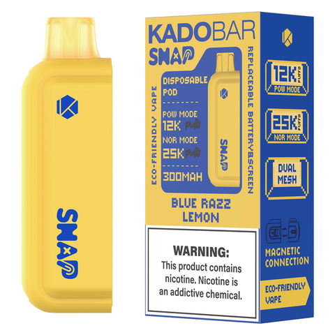 Kado Bar Snap 5% 25K Puffs Disposable Pod (Addon Battery Not Included)