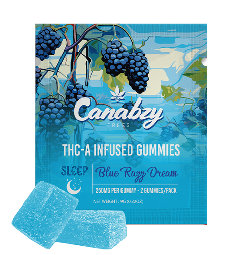 Canabzy THC-A Infused Gummies 500mg 2ct/pk