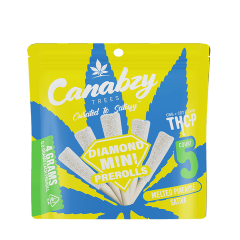 Canabzy THC-P Diamond Mini Pre-Rolls 4g 5ct/pk