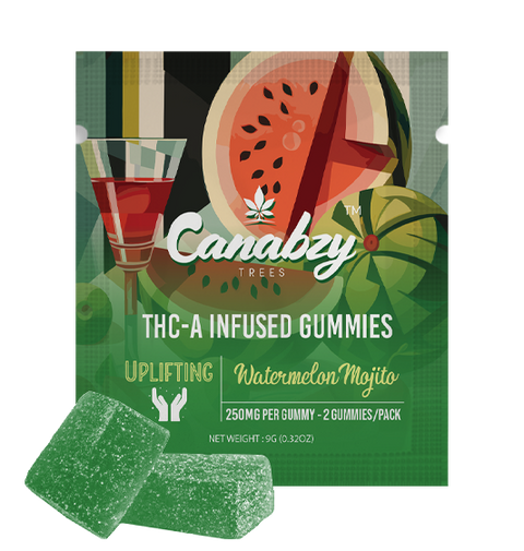 Canabzy THC-A Infused Gummies 500mg 2ct/pk