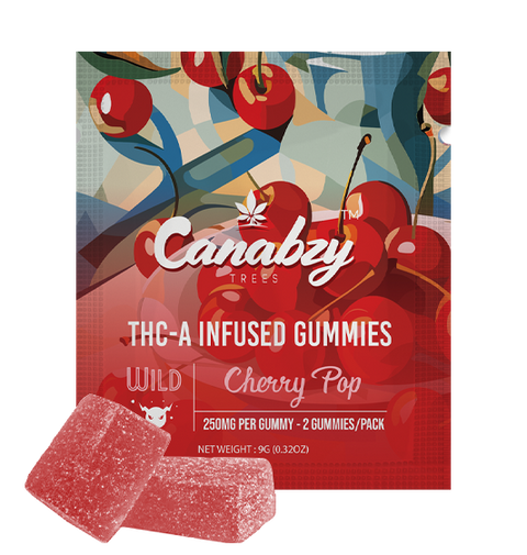 Canabzy THC-A Infused Gummies 500mg 2ct/pk